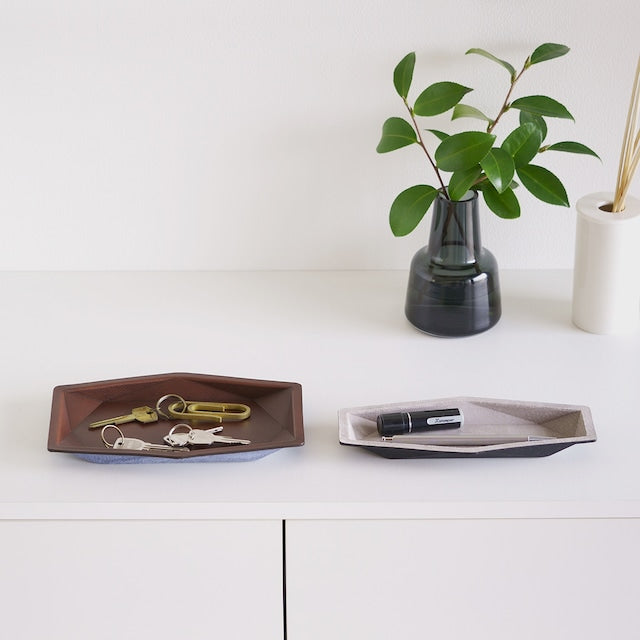 Hexa Leather Tray M 受注生産品